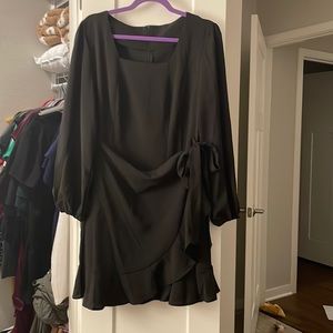 Black long sleeve dress